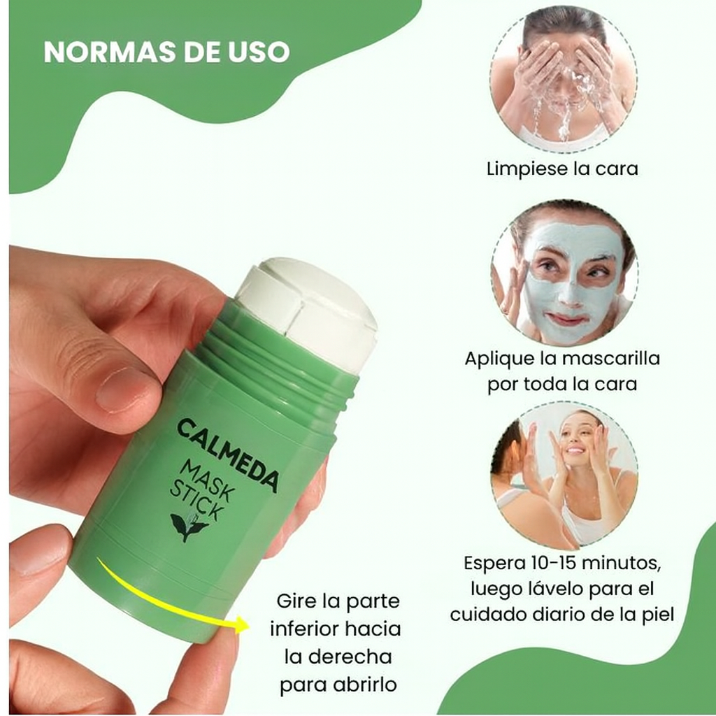 OFERTA 3x1 – Mascarilla té verde™ – ¡Piel limpia, hidratada y sin puntos negros, rápidamente!